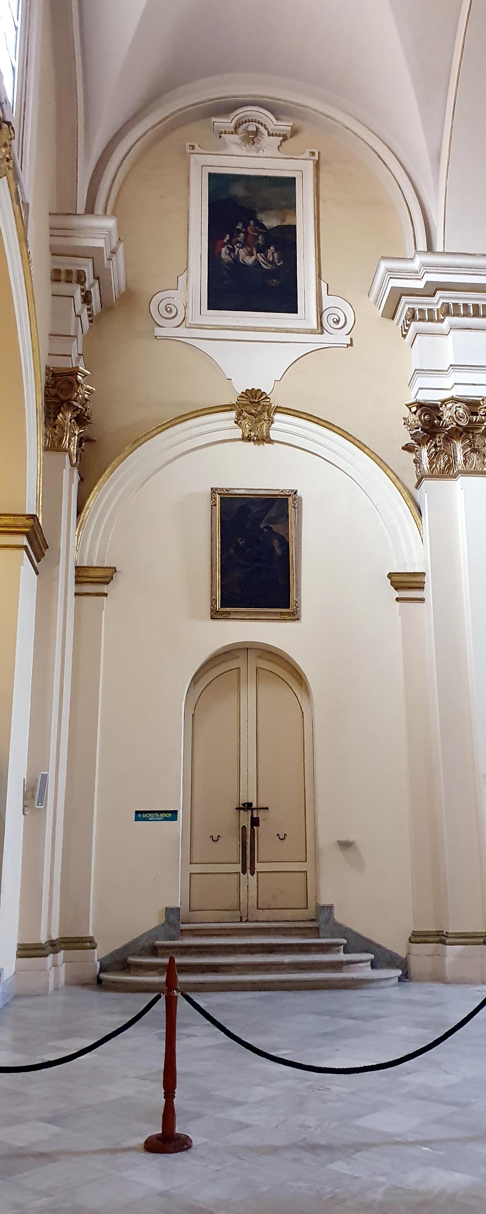 Lesser sacristy entrance Primate Cathedral of Bogotá Bogotá Colombia 2024